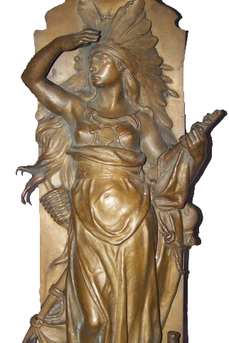 Bronze statue